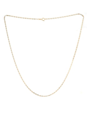 Collar D Cadena de oro florentino 14 K