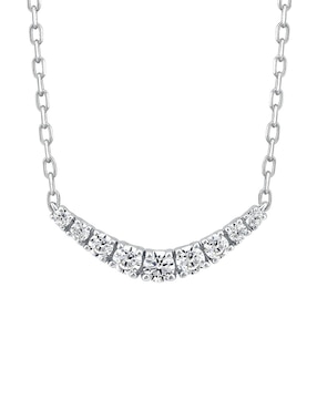 Collar Stackis de oro blanco 14 K