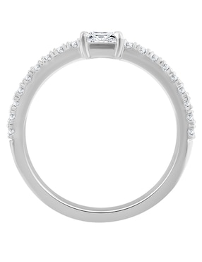 Anillo Stackis 14 k de oro cristal brillante