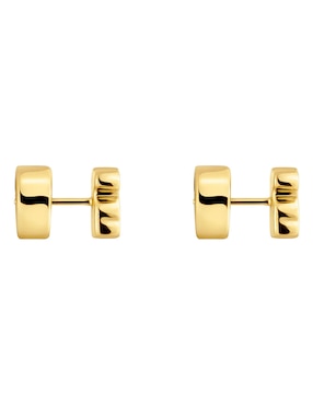 Broqueles de oso Tous 1950 de plata P 925 con acabado baño de oro diamante