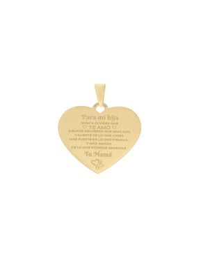 Dije De Corazón Fianelli De Oro Amarillo 14 K