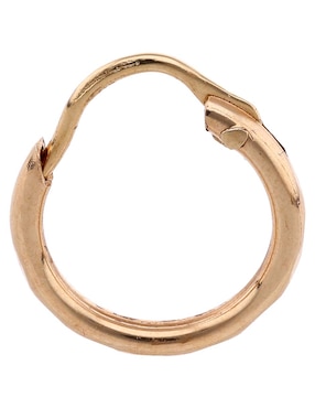 Arracadas Casal de oro amarillo 14 k con acabado pulido