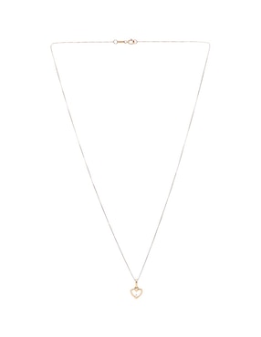 Collar con dije de corazón Casal de oro 14 K