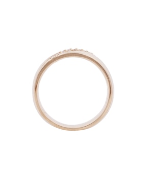 Argolla de oro 14 k Valessa diamante