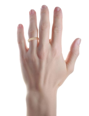 Argolla de oro 14 k Valessa diamante