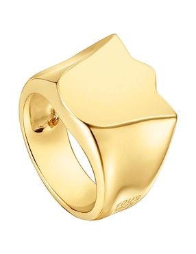 Anillo de flor Tous Sweet Dolls de plata P 925 con acabado baño de oro