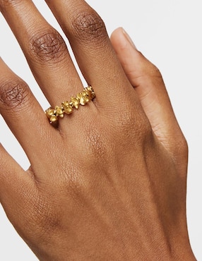 Anillo de oso Tous Bold Bear de plata P 925 con acabado baño de oro
