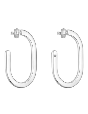 Aretes Tous Line de plata P 925 con acabado brillante