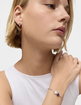 Pulsera Tous de oro blanco con perla 18 k Ivette