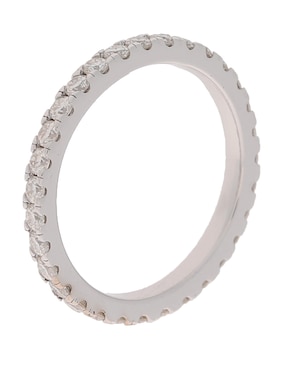 Anillo E&N Cherny P 925 de plata moissanita