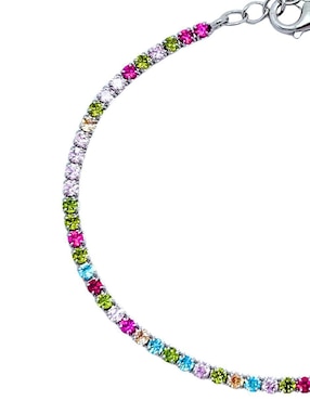 Brazalete Aretize de plata P 925 con acabado lustre
