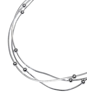 Brazalete Aretize de plata P 925 con acabado lustre