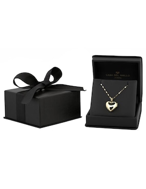 Collar de corazón Casa Del Anillo de oro 10 K