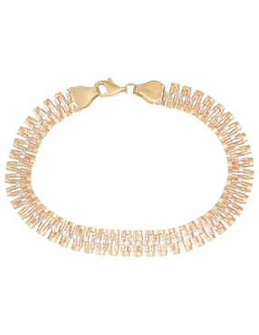 Pulsera Sini de oro 14 K con acabado brillante