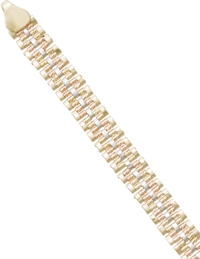 Pulsera Sini de oro 14 K con acabado brillante