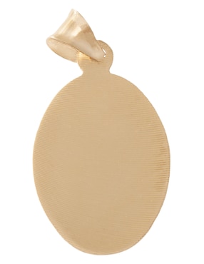 Medalla ovalada Sini virgen de guadalupe de oro 14 K