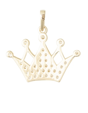 Dije de corona Sini de oro 14 K