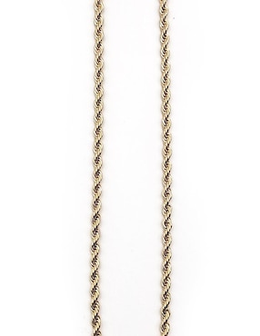 Collar Moon Torzal de oro laminado 10 K