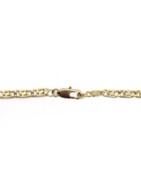 Collar de eslabones Moon Eslabón de oro laminado 10 K