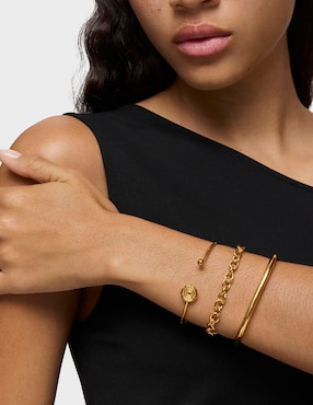 Pulsera Tous de plata P 925 Cachito Mio con acabado baño de oro