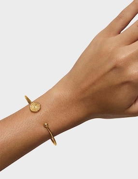 Pulsera Tous de plata P 925 Cachito Mio con acabado baño de oro