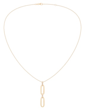 Collar de eslabones Riccardo Orsato de oro amarillo 14 K