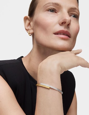 Pulsera Tous de plata P 925 1950 con acabado baño de oro