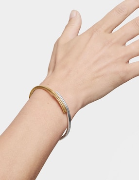 Pulsera Tous de plata P 925 1950 con acabado baño de oro