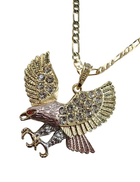 Collar con dije de águila Limerence By Claudia Herrera Ave de oro laminado 14 K