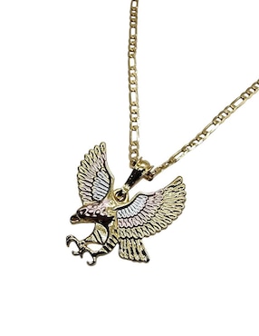 Collar con dije de águila Limerence By Claudia Herrera Ave de oro laminado 14 K