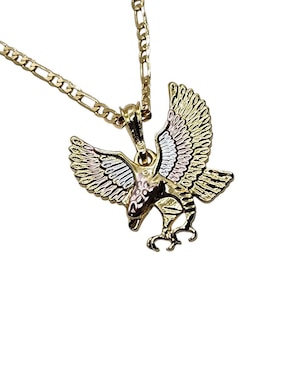 Collar con dije de águila Limerence By Claudia Herrera Ave de oro laminado 14 K