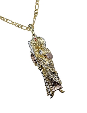 Collar con dije san judas tadeo Limerence By Claudia Herrera San Judas de oro laminado 14 K