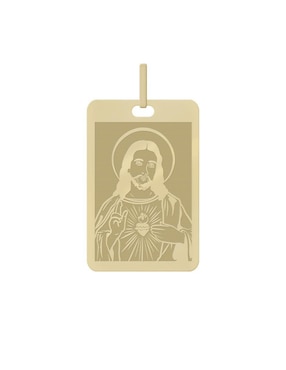 Dije de virgen Fianelli de oro amarillo 14 K