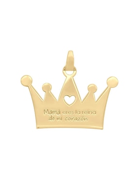 Dije De Corona Fianelli Selene De Oro Amarillo 14 K