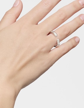 Anillo Tous Line P 925 de plata brillante
