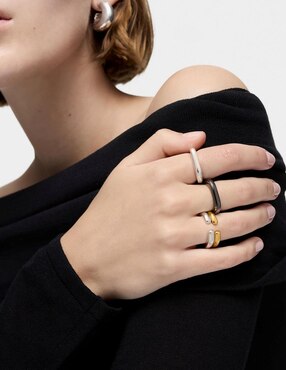 Anillo Tous Line P 925 de plata brillante