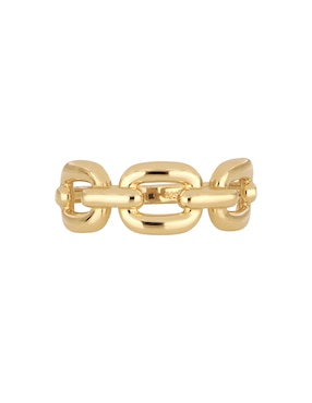 Anillo de eslabones Dinasti 14 k de oro amarillo pulido