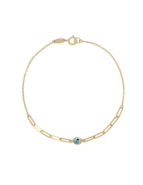 Pulsera Dinasti de oro 14 K con acabado brillante