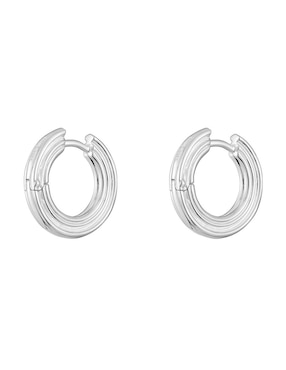 Aretes redondos Tous 1950 de plata P 925 con acabado brillante