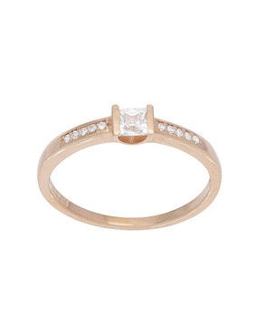 Anillo Fonelli 10 K De Oro Zirconia