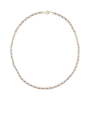 Collar de esfera Greg J.M. de oro amarillo 14 K