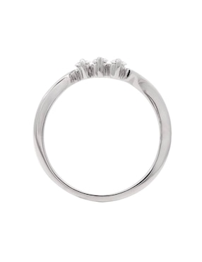 Anillo Valessa 14 k de oro diamante brillante