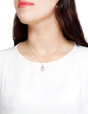 Colgante Y Dije de hexagonal Valessa de oro 14 K
