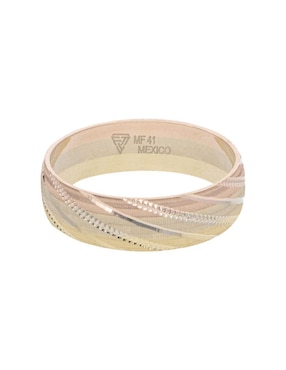 Anillo Fonelli 10 k de oro florentino brillante