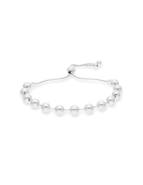 Pulsera Joyerías Bizzarro De Plata P 925 Con Acabado Liso