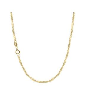 Collar con dije Abba Joyas de oro 10 K