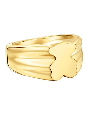 Anillo de oso Tous Sweet Dolls de plata P 925 baño de oro