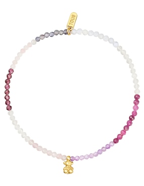 Pulsera Tous de plata con rodolita p 925 Bold Bear