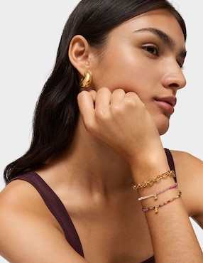 Pulsera Tous de plata con rodolita p 925 Bold Bear