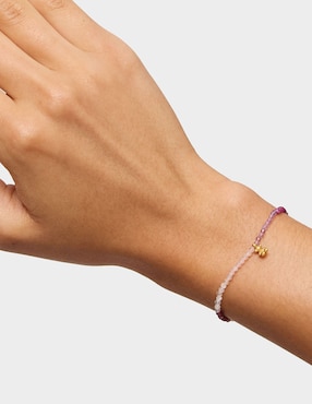 Pulsera Tous de plata con rodolita p 925 Bold Bear